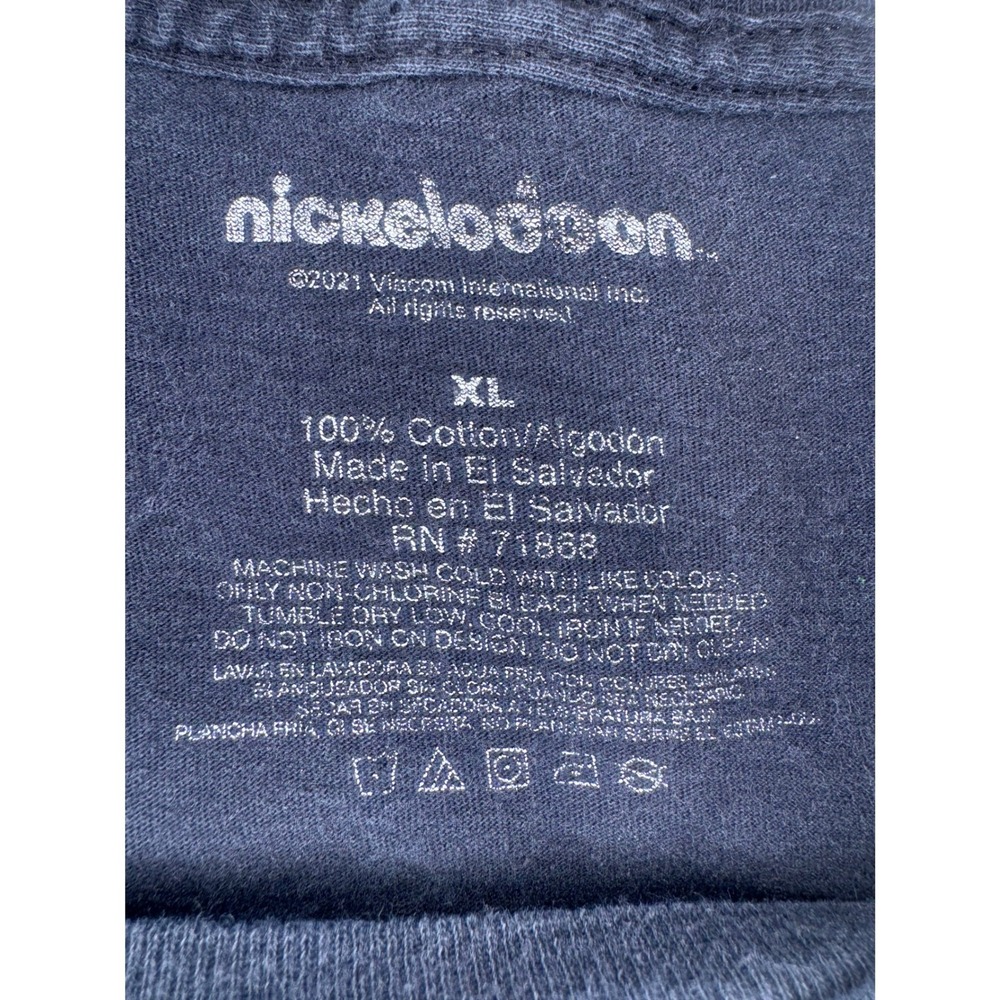 Nickelodeon Rugrats Graphic T-Shirt Mens XL Black 1991 Reptar 90s Cartoon Tee‎ - Picture 4 of 4